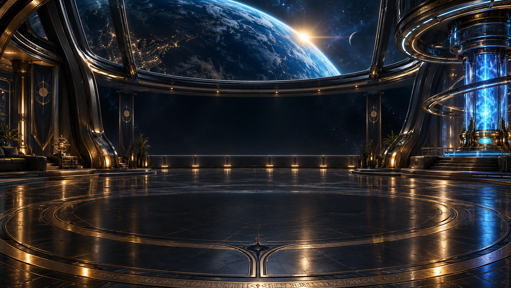 Solar Vault orbital station artwork